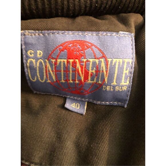 Vintage Continente gorpcore canvas green utility quilted vintage jacket - Picture 12 of 16